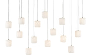 Currey and Company - 9000-0713 - 15 Light Pendant - White