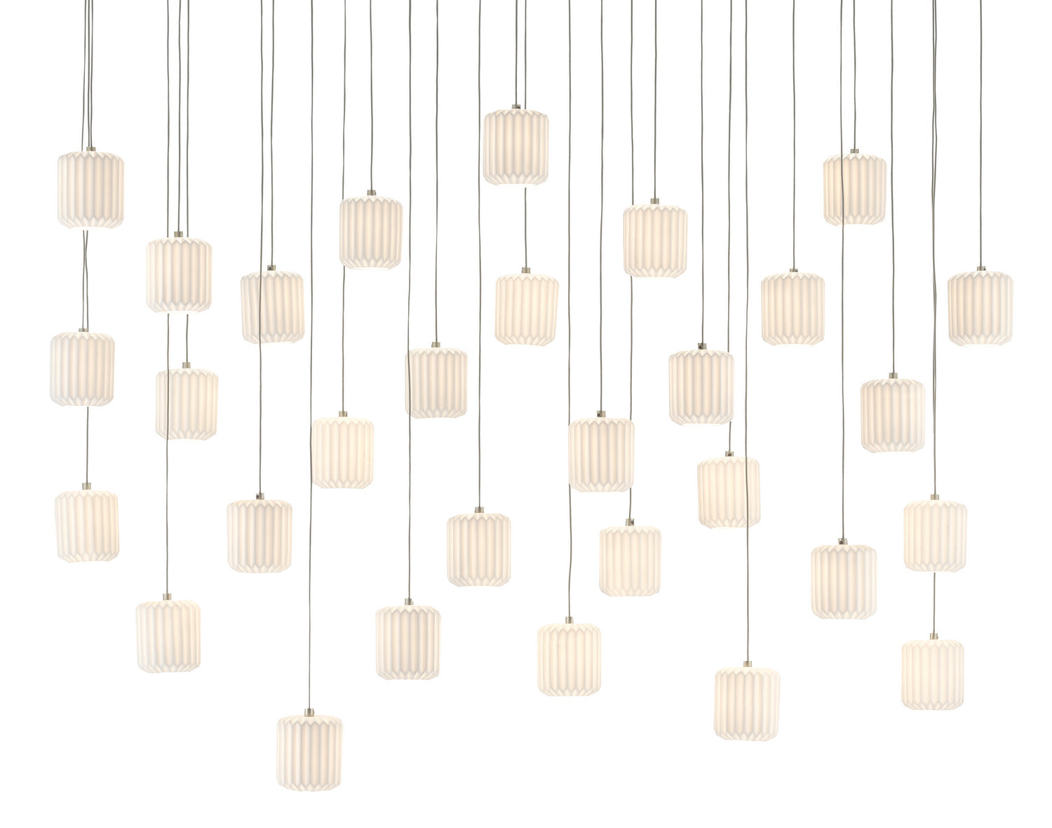 Currey and Company - 9000-0714 - 30 Light Pendant - White