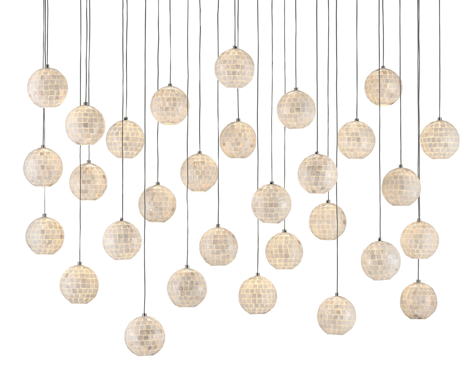 Currey and Company - 9000-0721 - 30 Light Pendant - Pearl
