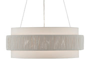 Currey and Company - 9000-0735 - Six Light Chandelier - Beige/Sugar White