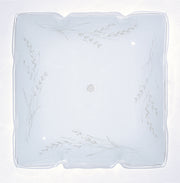 Satco - 50-503 - Glass - Ruffled Edge White