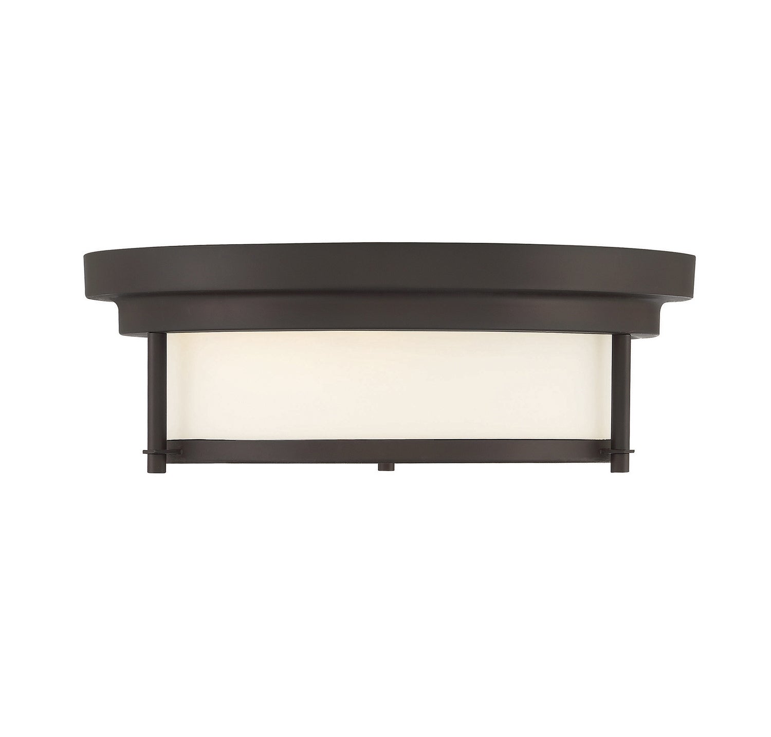 Meridian - M60062ORB - Two Light Flush Mount - Oil Rubbed Bronze