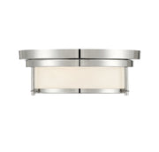 Meridian - M60062PN - Two Light Flush Mount - Polished Nickel