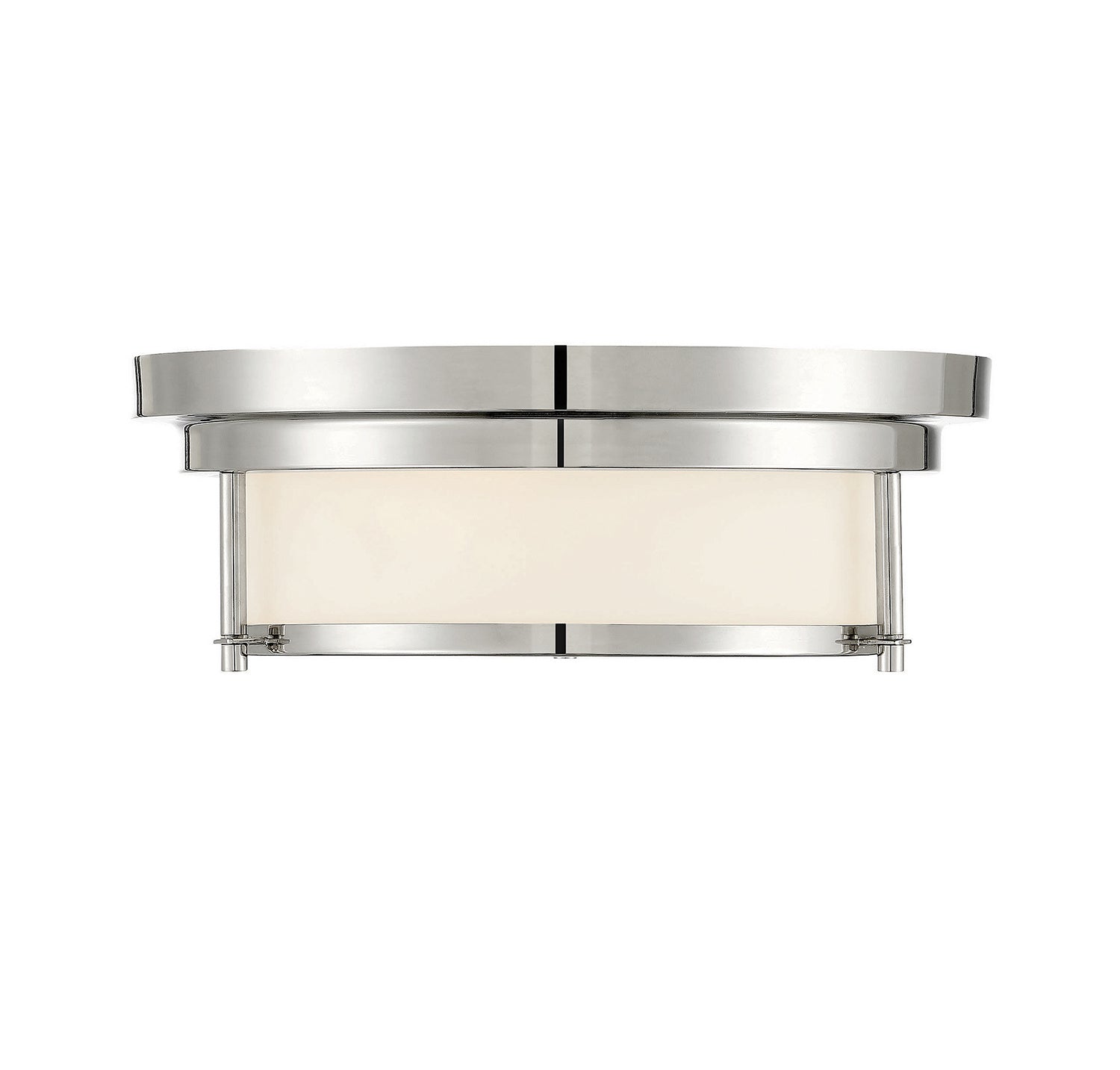 Meridian - M60062PN - Two Light Flush Mount - Polished Nickel