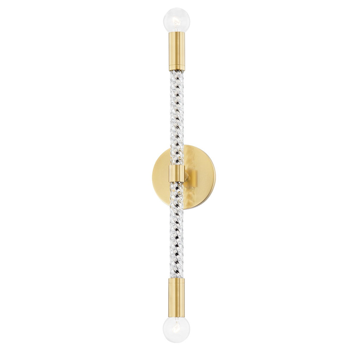 Mitzi - H256102-AGB - Two Light Wall Sconce - Pippin - Aged Brass