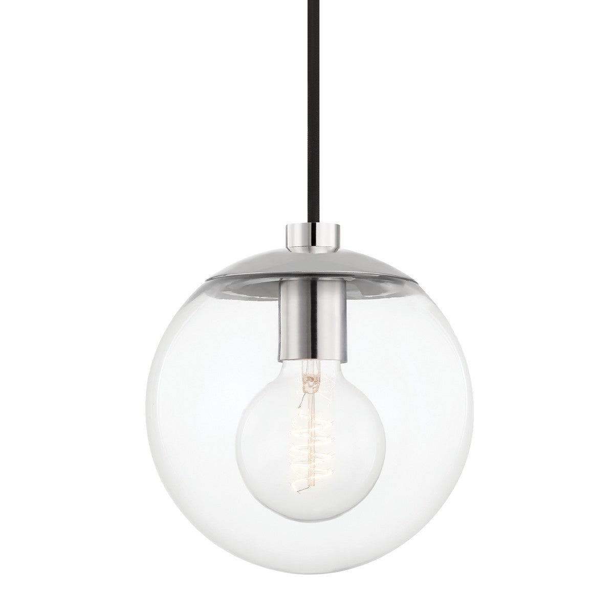 Mitzi - H503701-PN - One Light Pendant - Meadow - Polished Nickel