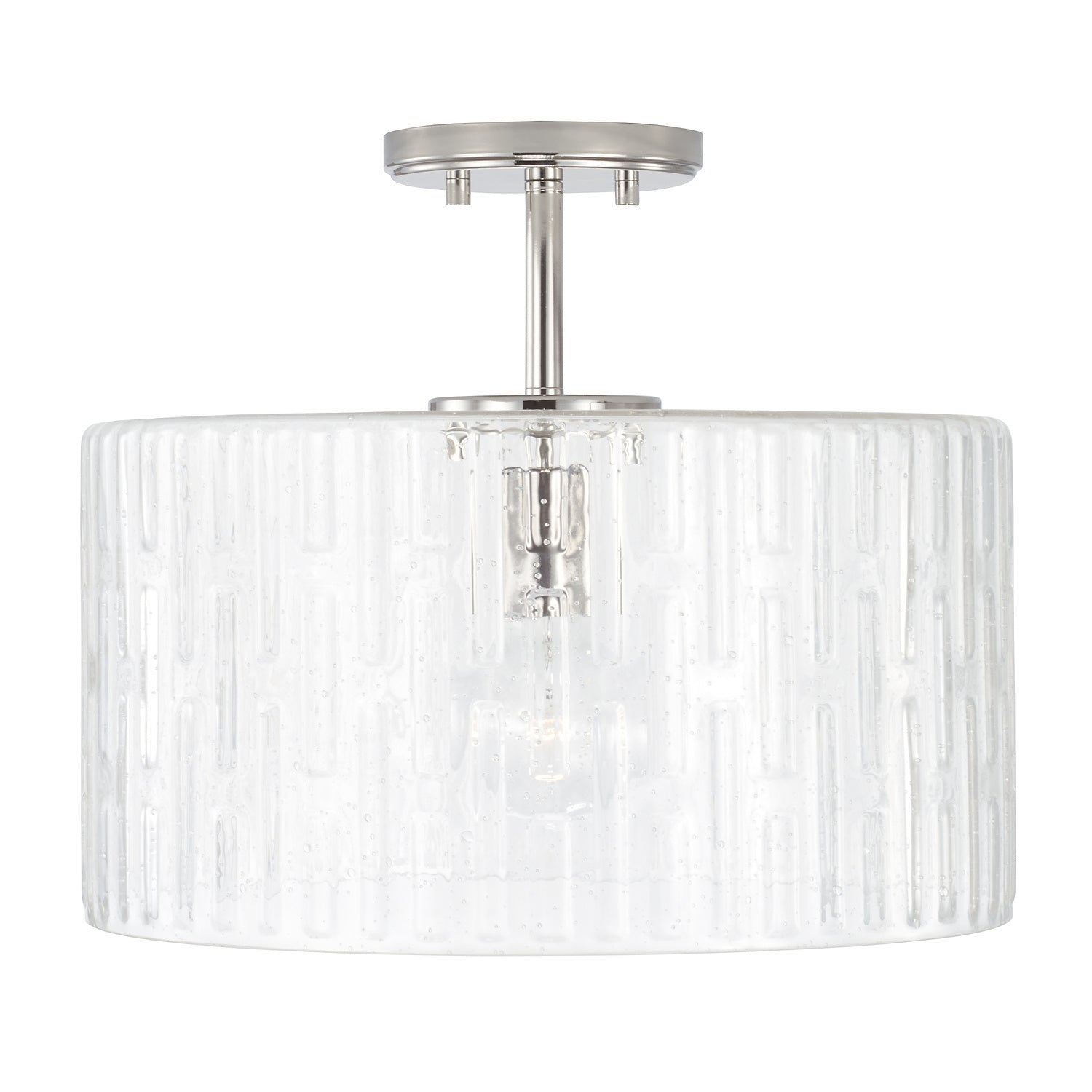Capital Lighting - 241311PN - One Light Semi Flush Mount - Emerson - Polished Nickel