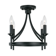 Capital Lighting - 242041MB - Four Light Semi Flush Mount - Peyton - Matte Black