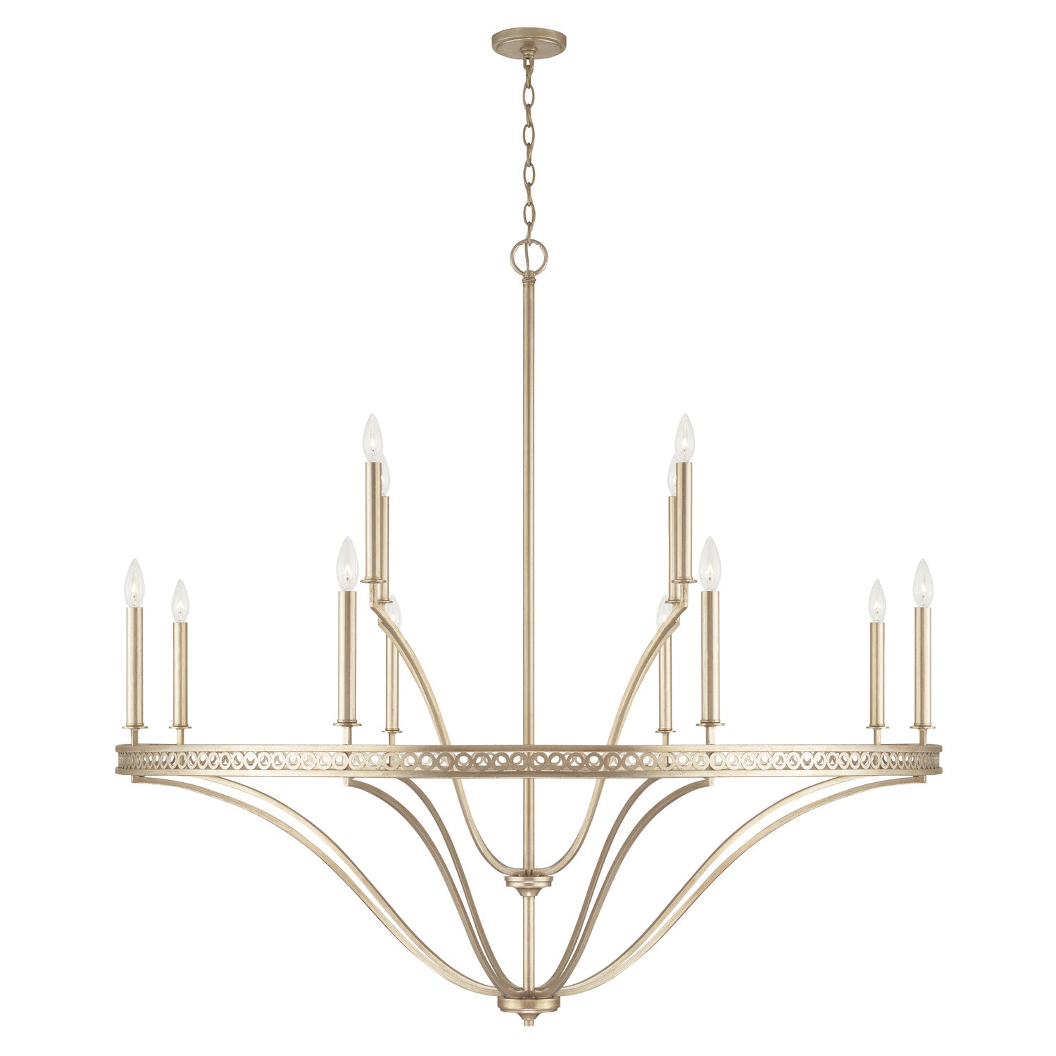 Capital Lighting - 443101WG - 12 Light Chandelier - Isabella - Winter Gold
