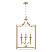 Capital Lighting - 542641AD - Four Light Foyer - Abbie - Aged Brass