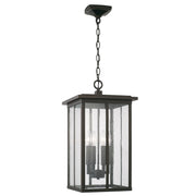 Capital Lighting - 943844OZ - Four Light Outdoor Hanging Lantern - Barrett - Oiled Bronze