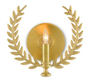 Currey and Company - 5900-0035 - One Light Wall Sconce - Satin Brass