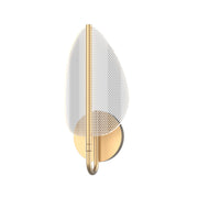 Alora - WV321101NB - LED Bathroom Fixture - Flora - Natural Brass