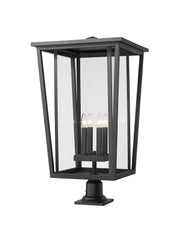 Z-Lite - 571PHXXLR-533PM-BK - Four Light Outdoor Pier Mount - Seoul - Black