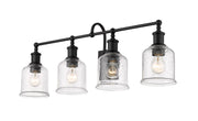 Z-Lite - 734-4V-MB - Four Light Vanity - Bryant - Matte Black