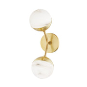 Hudson Valley - 2832-AGB - LED Wall Sconce - Saratoga - Aged Brass