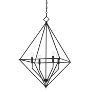 Hudson Valley - 3129-AI - Four Light Pendant - Haines - Aged Iron
