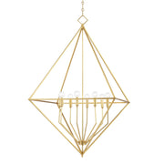 Hudson Valley - 3140-GL - Eight Light Pendant - Haines - Gold Leaf