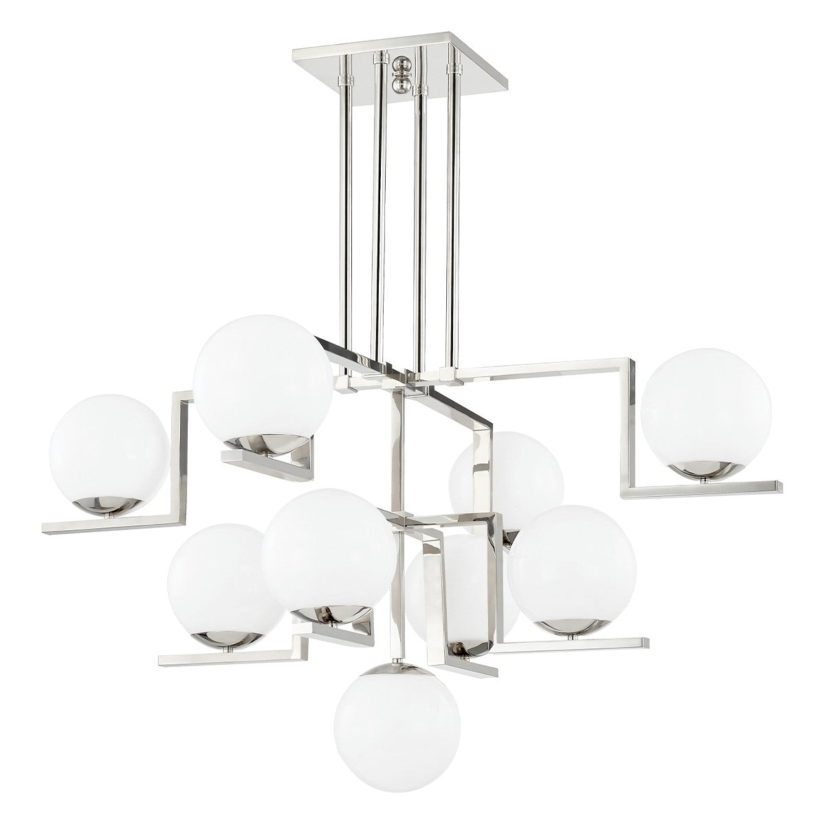 Hudson Valley - 5089-PN - Nine Light Chandelier - Tanner - Polished Nickel