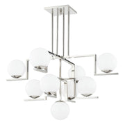 Hudson Valley - 5089-PN - Nine Light Chandelier - Tanner - Polished Nickel