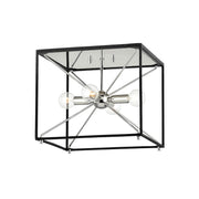Hudson Valley - 8910-PN/BK - Four Light Chandelier - Glendale - Polished Nickel/Black