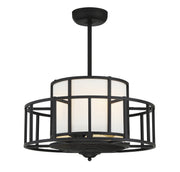 Savoy House - 30-FD-126-89 - Four Light Fan D'Lier - Oslo - Matte Black