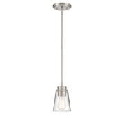 Savoy House - 7-1026-1-SN - One Light Mini-Pendant - Calhoun - Satin Nickel