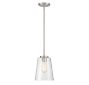 Savoy House - 7-1027-1-SN - One Light Mini-Pendant - Calhoun - Satin Nickel