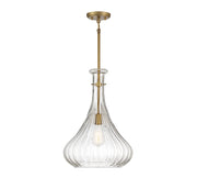 Savoy House - 7-2265-1-322 - One Light Pendant - Bristo - Warm Brass