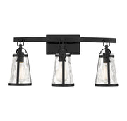 Savoy House - 8-560-3-BK - Three Light Bath Bar - Albany - Black