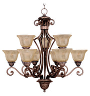 Maxim - 11245SAOI - Nine Light Chandelier - Symphony - Oil Rubbed Bronze
