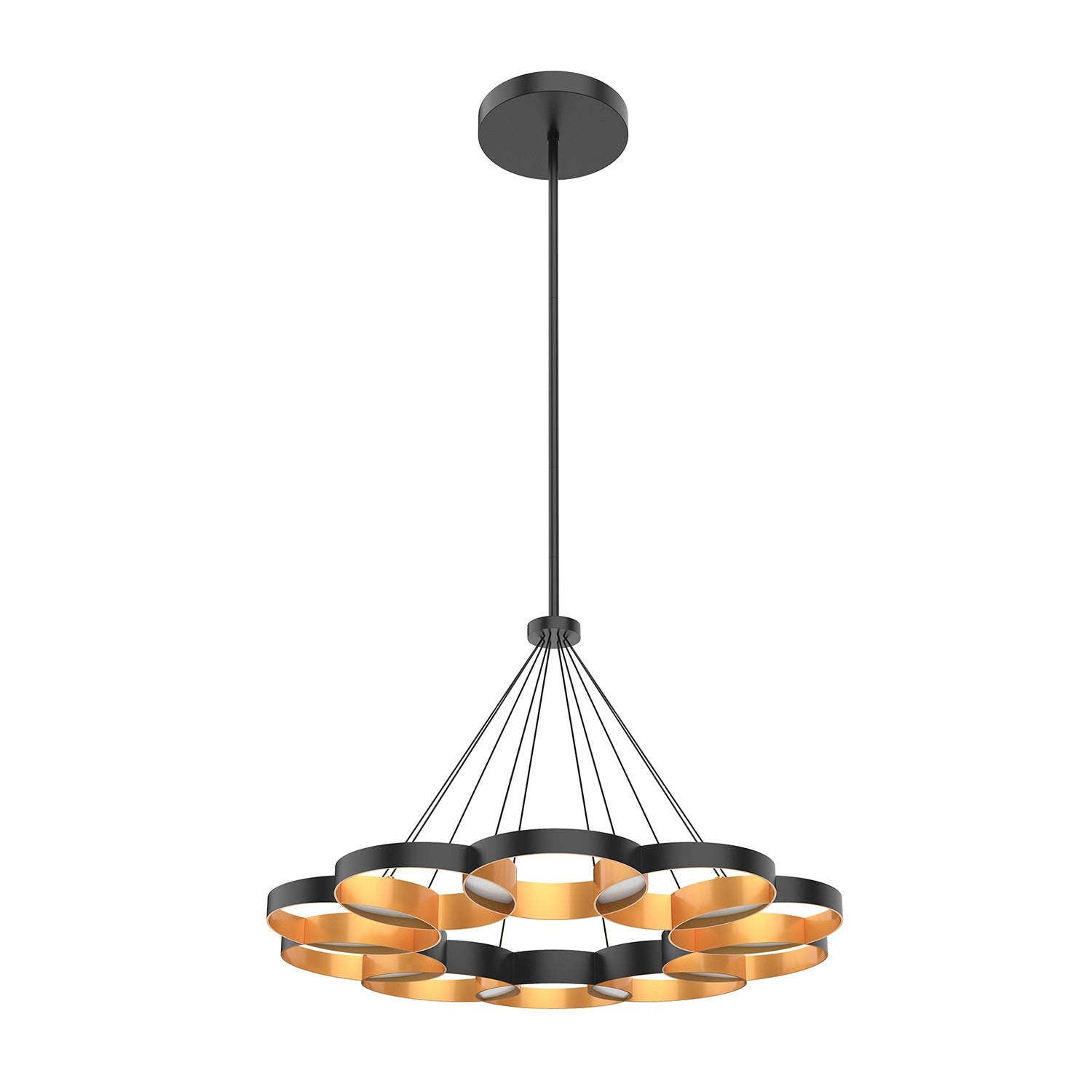 Kuzco Lighting - CH90833-BK/GD - LED Chandelier - Maestro - Black/Gold