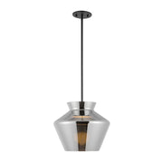 Kuzco Lighting - PD62013-BK/CH - LED Pendant - Trinity - Black/Chrome