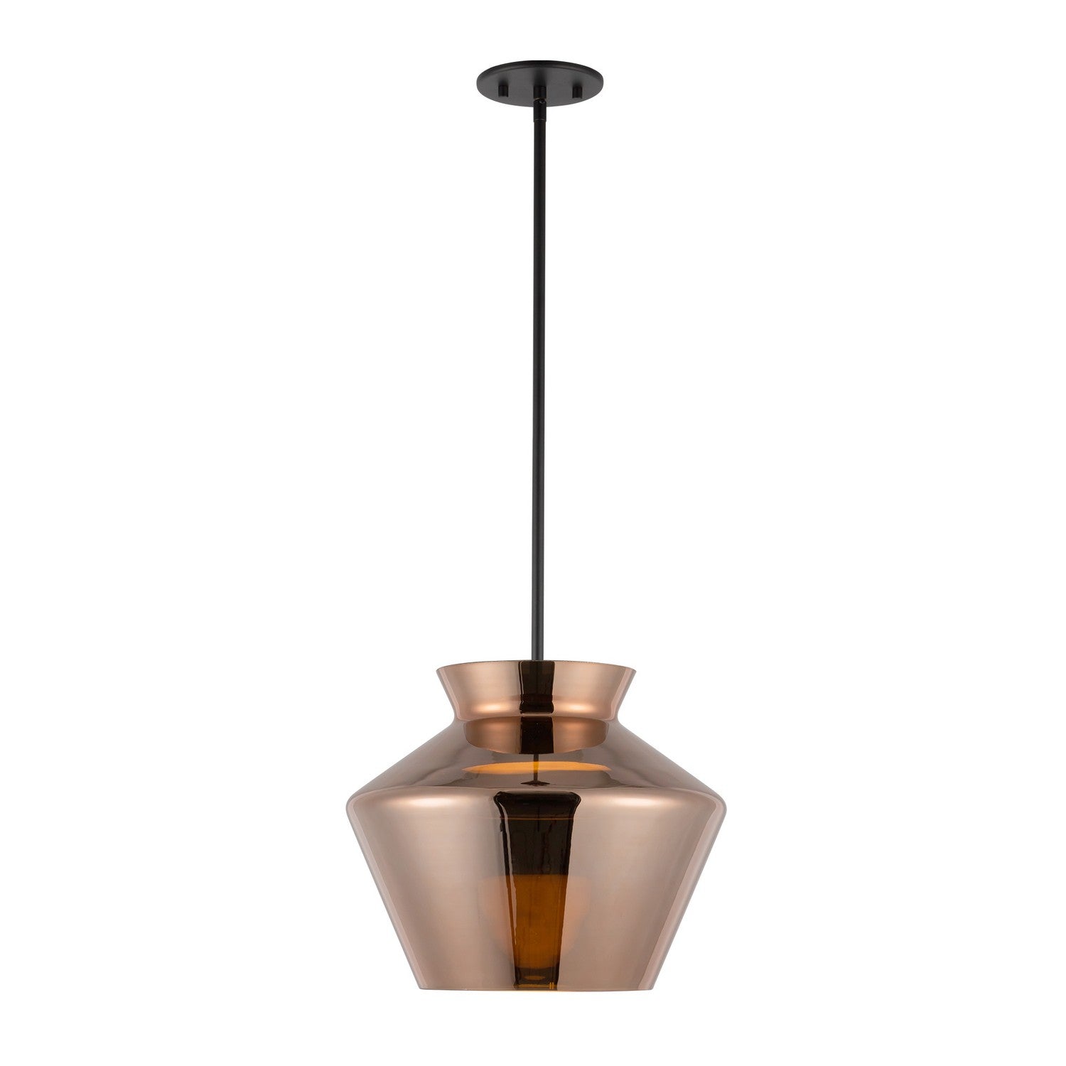 Kuzco Lighting - PD62013-BK/CP - LED Pendant - Trinity - Black/Copper