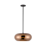 Kuzco Lighting - PD62014-BK/CP - LED Pendant - Trinity - Black/Copper