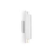 Kuzco Lighting - WS41216-WH/SV - LED Wall Sconce - Dela - White/Silver
