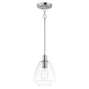 Maxim - 11112CLSN - One Light Pendant - Babylon - Satin Nickel