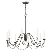 Maxim - 12168CHB - Eight Light Chandelier - Plumette - Chestnut Bronze