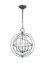 Visual Comfort Studio - CP1255WGV - Five Light Pendant - Bayberry - Weathered Galvanized