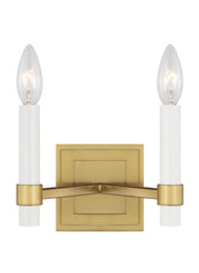 Visual Comfort Studio - CW1222BBS - Two Light Wall Sconce - Marston - Burnished Brass