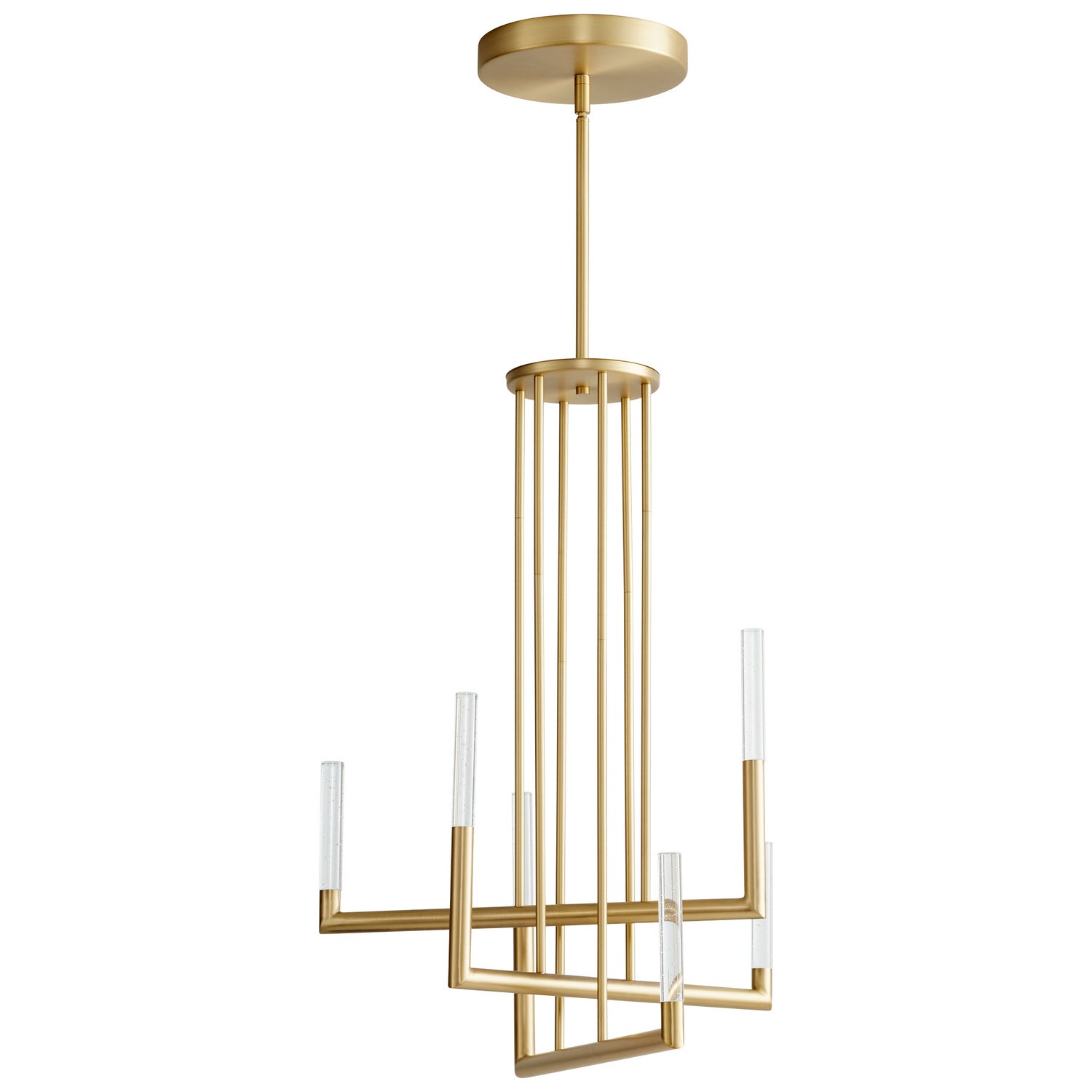 Quorum - 3-24-40 - LED Chandelier - Lustre - Aged Brass