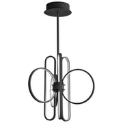 Quorum - 3-25-15 - LED Pendant - Lupe - Black