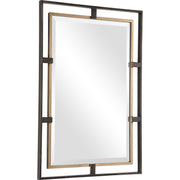 Uttermost - 09711 - Mirror - Carrizo - Distressed Rustic Bronze