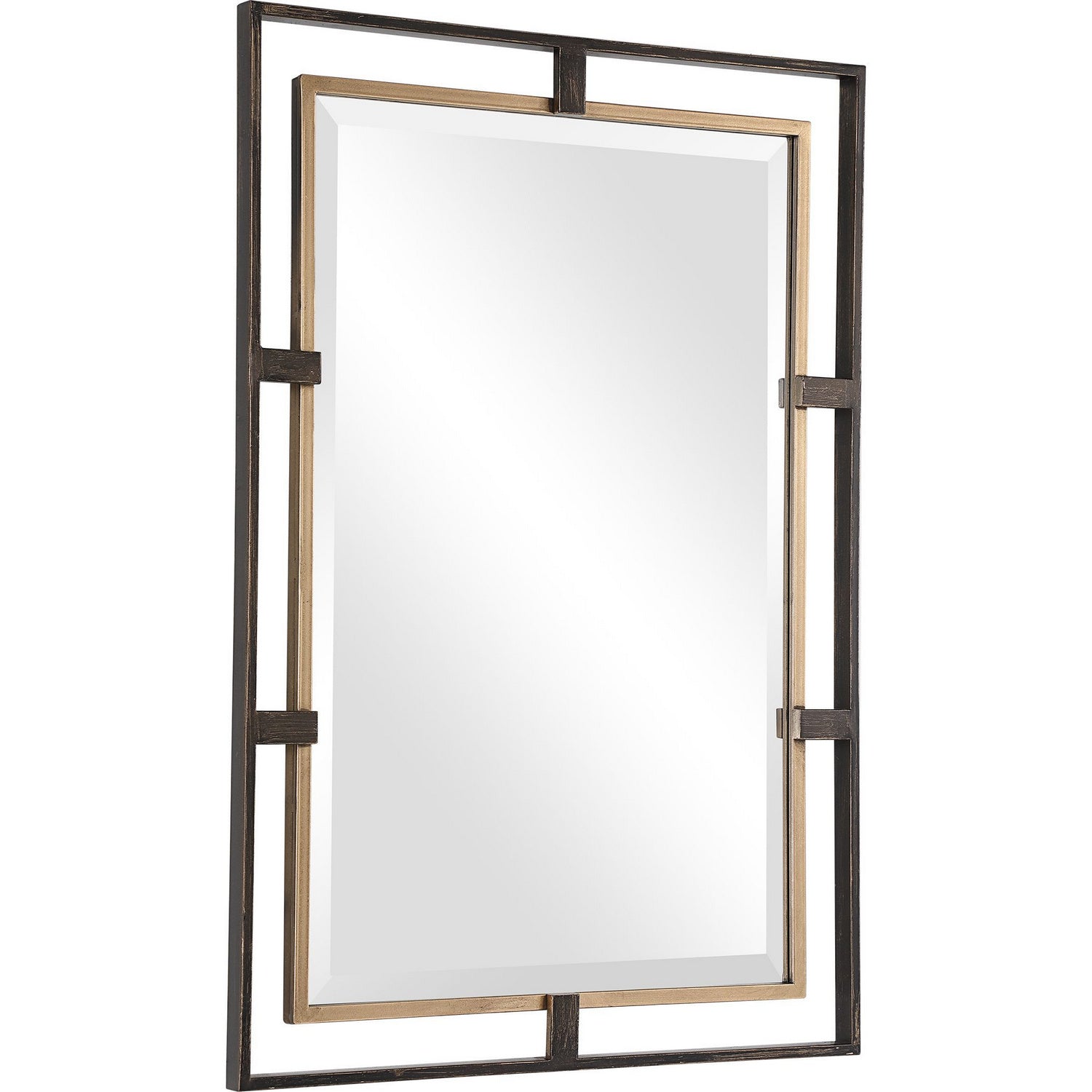 Uttermost - 09711 - Mirror - Carrizo - Distressed Rustic Bronze