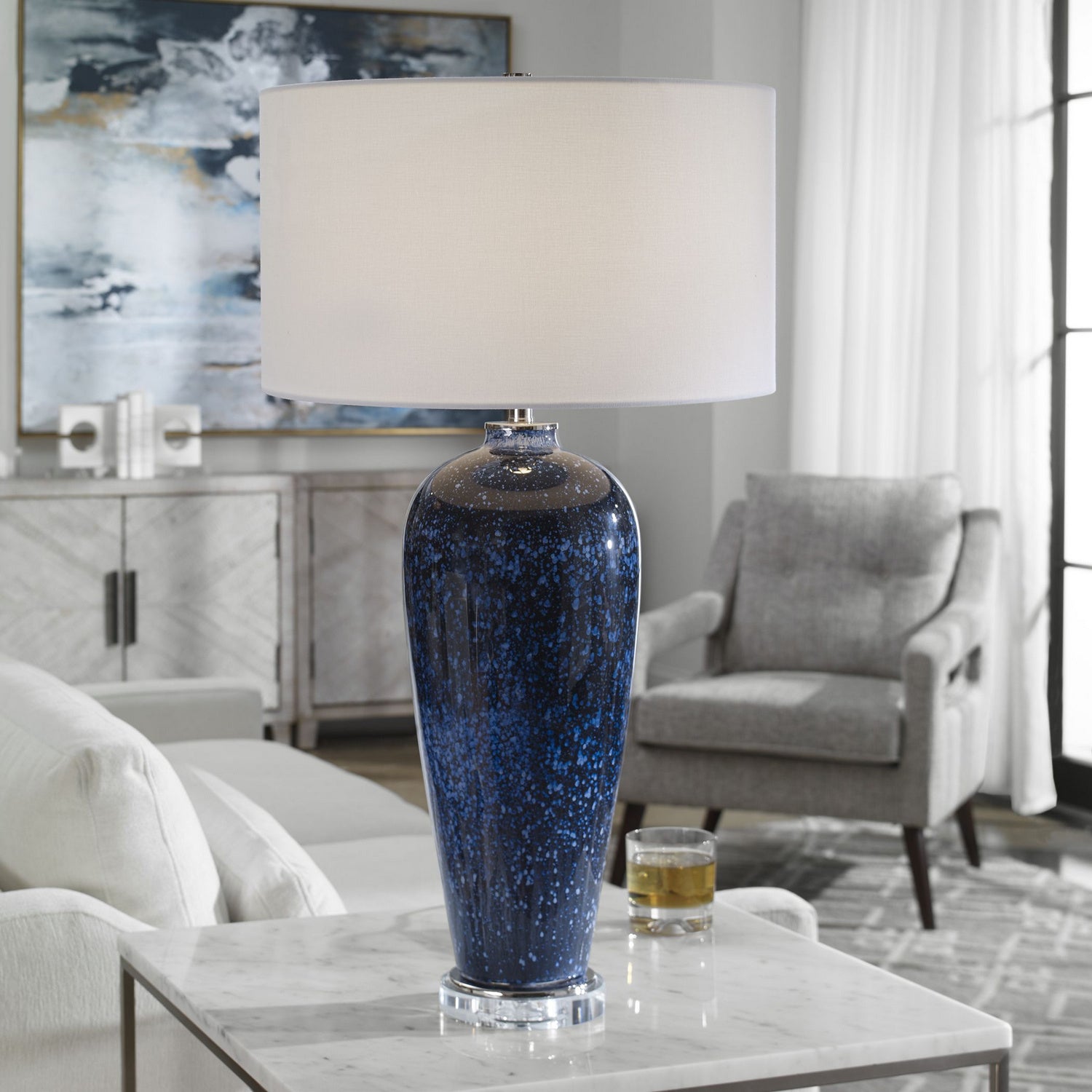 Uttermost - 28481-1 - One Light Table Lamp - Stargazer - Polished Nickel
