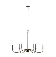 Z-Lite - 2301-42MB - Six Light Chandelier - Arrington - Matte Black