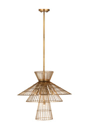 Z-Lite - 6015-6RB - Six Light Chandelier - Alito - Rubbed Brass