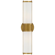 Ralph Lauren - RL 2093NB - Two Light Wall Sconce - Lichfield - Natural Brass