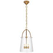 Ralph Lauren - RL 5652NB/SDL-CG - Three Light Lantern - Julian - Natural Brass and Saddle Leather