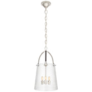 Ralph Lauren - RL 5652PN/CHC-CG - Three Light Lantern - Julian - Polished Nickel and Chocolate Leather